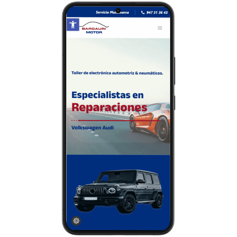 bardauri motors diseño web